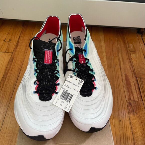 New  ADIDAS Adizero X Parley Non Dyed Easy Green Red size 13 - Picture 3 of 9